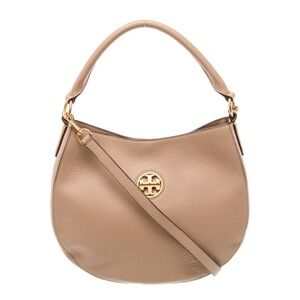 Tory Burch Beige Leather Hobo Bag